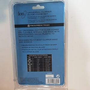 Universal Clipper Guide Comb Set - Blue